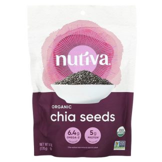 Nutiva, Organic Chia Seeds, 6 oz (170 g)