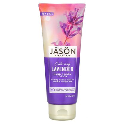 Jason Natural, Hand & Body Lotion, Calming Lavender, 8 oz (227 g)