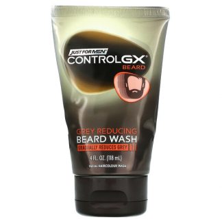 Just for Men, Control GX, Grey Reducing Beard Wash, 4 fl oz (118 ml)