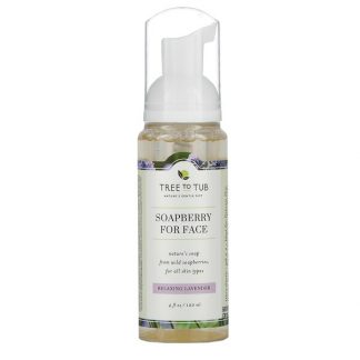Tree To Tub, Soapberry for Face, Hydrating Cleanser for Dry, Sensitive Skin, Relaxing Lavender, 4 fl oz (120 ml)