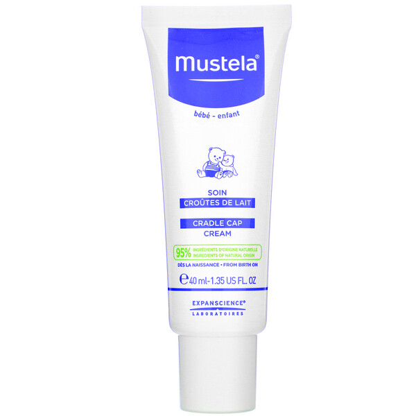Mustela, Cradle Cap Cream, 1 Mustela, Cradle Cap Cream, 1.35 fl oz (40 ml)