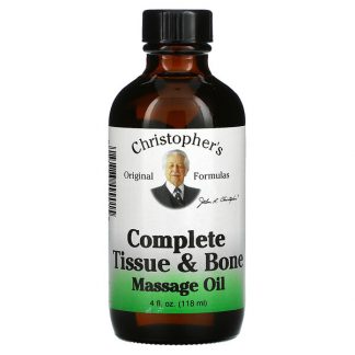 Christopher's Original Formulas, Complete Tissue & Bone Massage Oil, 4 fl oz (118 ml)