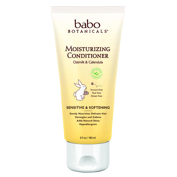 Babo Botanicals, Moisturizing Conditioner, Oatmilk & Calendula, 6 fl oz (180 ml)