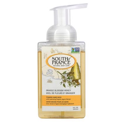 South of France, Foaming Hand Wash, Orange Blossom Honey, 8 fl oz (236 ml)
