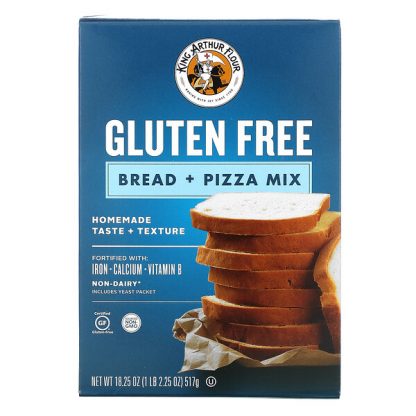 King Arthur Flour, Bread + Pizza Mix, Gluten Free, 18.25 oz (517 g)