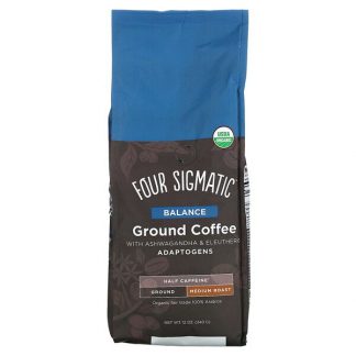Four Sigmatic, Adaptogen Ground Coffee with Ashwagandha, Medium Roast, 12 oz (340 g)