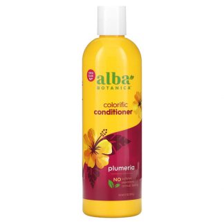 Alba Botanica, Colorific Conditioner for Color Treated Hair, Plumeria, 12 oz (340 g)