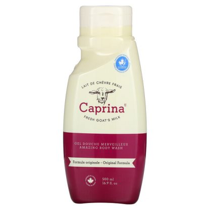 Caprina, Fresh Goat's Milk, Amazing Body Wash, Original Formula, 16.9 fl oz (500 ml)