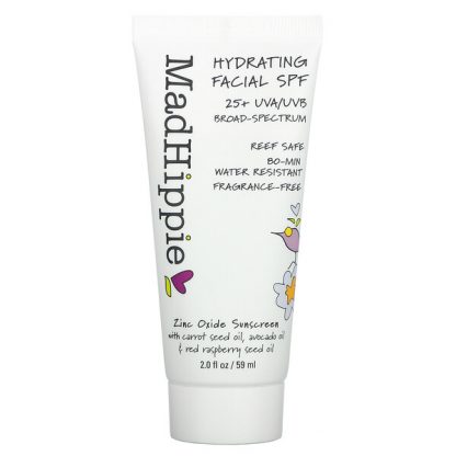 Mad Hippie, Hydrating Facial SPF, 25+, Fragrance Free, 2 fl oz (59 ml)