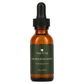 Tree To Tub, Double Hyaluronic Deep Hydrating Serum for Sensitive Skin, 1 fl oz (30 ml)