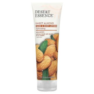 Desert Essence, Hand and Body Lotion, Sweet Almond, 8 fl oz (237 ml)
