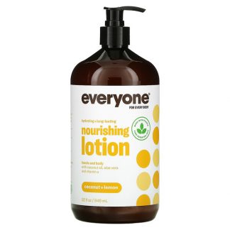 Everyone, Nourishing Lotion, Coconut + Lemon, 32 fl oz (946 ml)