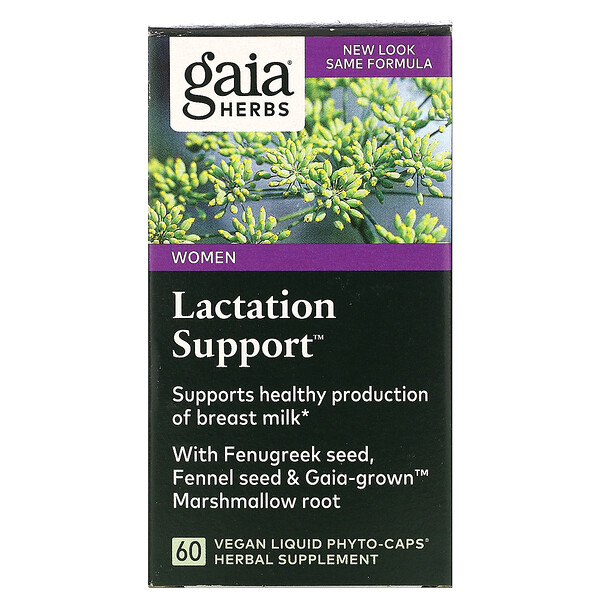 Gaia Herbs, Lactation Support for Women, 60 Vegan Liquid Phyto-Caps 1 Gaia Herbs, Lactation Support for Women, 60 Vegan Liquid Phyto-Caps