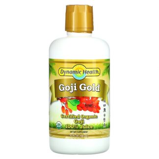 Dynamic Health Laboratories, Certified Organic Goji Gold, 100% Juice, 32 fl oz (946 ml)