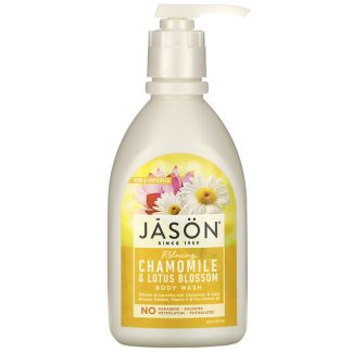 Jason Natural, Body Wash, Relaxing Chamomile & Lotus Blossom, 30 fl oz (887 ml)