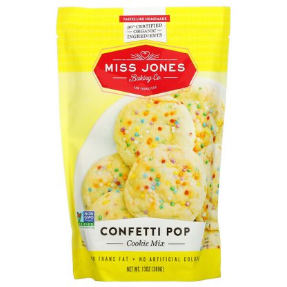 Miss Jones Baking Co, Confetti Pop Cookie Mix, 13 oz (369 g)