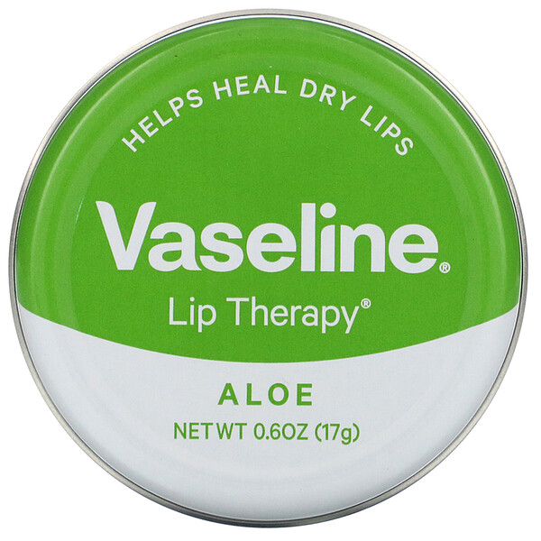 Vaseline, Lip Therapy, Aloe, 0 Vaseline, Lip Therapy, Aloe, 0.6 oz (17 g)