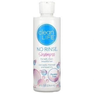 Clean Life, No Rinse Shampoo, 8 fl oz (236.6 ml)