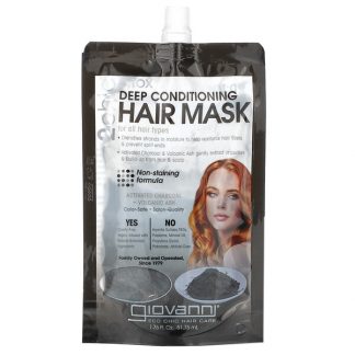 Giovanni, 2chic Detox, Deep Conditioning Hair Mask, For All Hair Types, 1 Packet, 1.75 fl oz (51.75 ml)