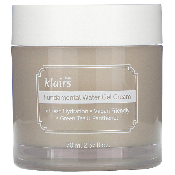 Dear, Klairs, Fundamental Water Gel Cream, 2 Dear, Klairs, Fundamental Water Gel Cream, 2.37 fl oz (70 ml)