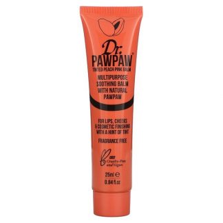 Dr. PAWPAW, Multipurpose Soothing Balm with Natural PawPaw, Tinted Peach Pink, 0.84 fl oz (25 ml)