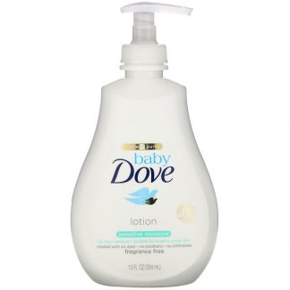 Dove, Baby, Lotion, Sensitive Moisture, Fragrance Free, 13 fl oz (384 ml)