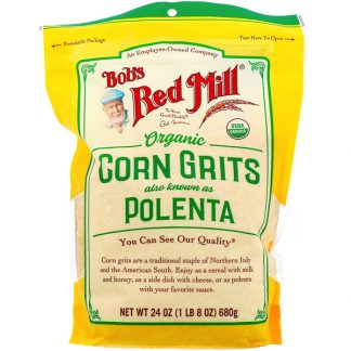 Bob's Red Mill, Organic Corn Grits, Polenta, 24 oz (680 g)