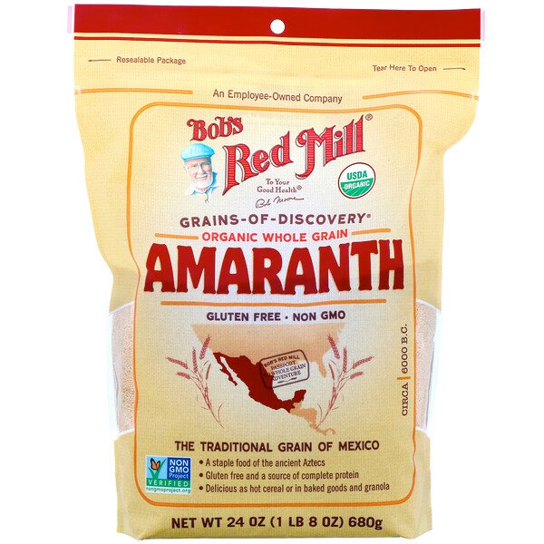Bob's Red Mill, Organic Amaranth, Whole Grain, 24 oz (680 g) 1 Bob's Red Mill, Organic Amaranth, Whole Grain, 24 oz (680 g)
