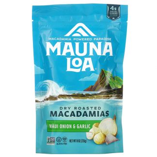 Mauna Loa, Dry Roasted Macadamias, Maui Onion & Garlic, 8 oz (226 g)
