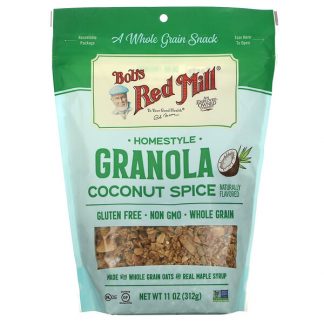 Bob's Red Mill, Pan-Baked Granola, Coconut Spice, 11 oz (312 g)