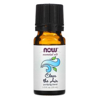 NOW Foods, Essential Oils, Clear the Air, Purifying Blend, 1/3 fl oz (10 ml)