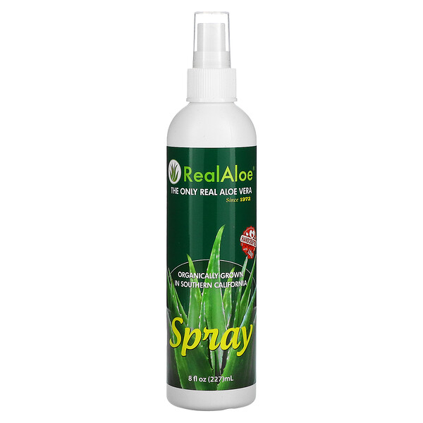 Real Aloe, Aloe Vera Spray, 8 fl oz (227 ml) 1 Real Aloe, Aloe Vera Spray, 8 fl oz (227 ml)