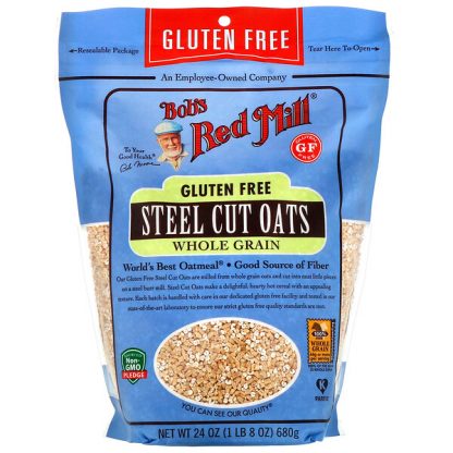 Bob's Red Mill, Steel Cut Oats, Whole Grain, Gluten Free, 24 oz (680 g)