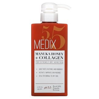 Medix 5.5, Manuka Honey + Collagen Cream, 15 fl oz (444 ml)