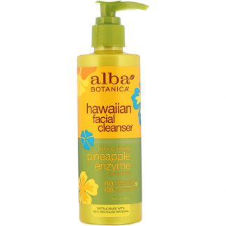 Alba Botanica, Hawaiian Facial Cleanser, Pore Purifying Pineapple Enzyme, 8 fl oz (237 ml)