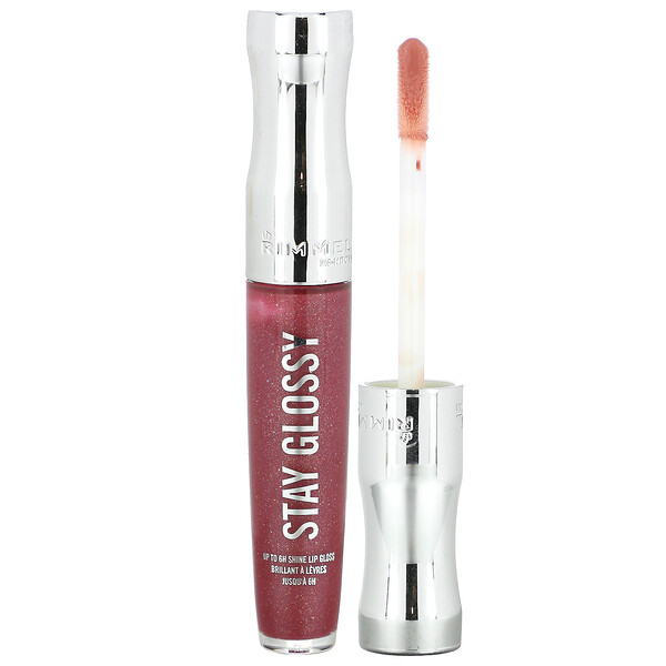 Rimmel London, Stay Glossy Lip Gloss, 340 Captivate Me, 0.18 fl oz (5.5 ml)