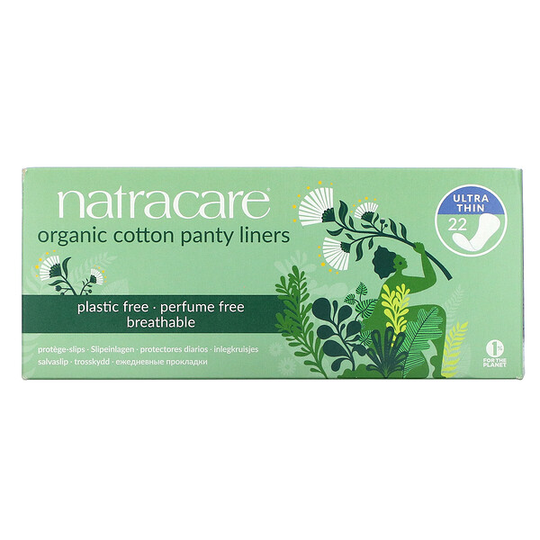 Natracare, Panty Liners, Organic Cotton, Ultra Thin, 22 Liners 1 Natracare, Panty Liners, Organic Cotton, Ultra Thin, 22 Liners