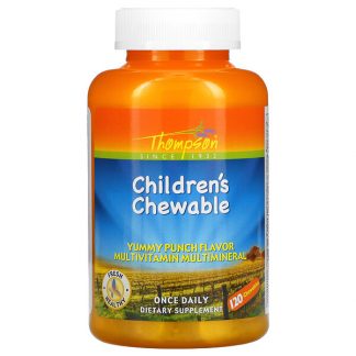 Thompson, Children's Chewable, Yummy Punch, 120 Chewables
