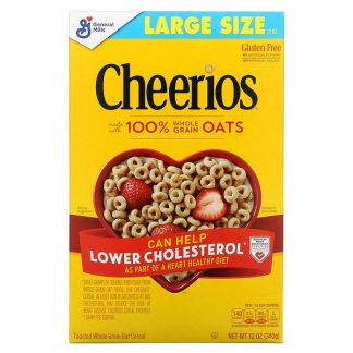 General Mills, Cheerios, Large Size, 12 oz (340 g)