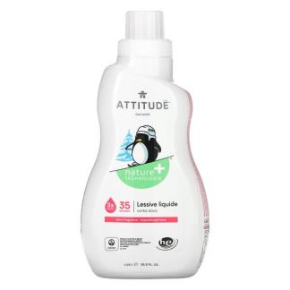 ATTITUDE, Little One, Laundry Detergent, Fragrance-Free, 35.5 fl oz