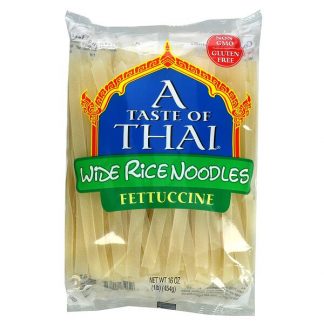 A Taste Of Thai, Wide Rice Noodles, Fettuccine, 16 oz (454 g)