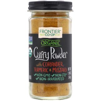 Frontier Co-op, Organic Curry Powder, With Coriander, Turmeric & Mustard, 1.90 oz (54 g)