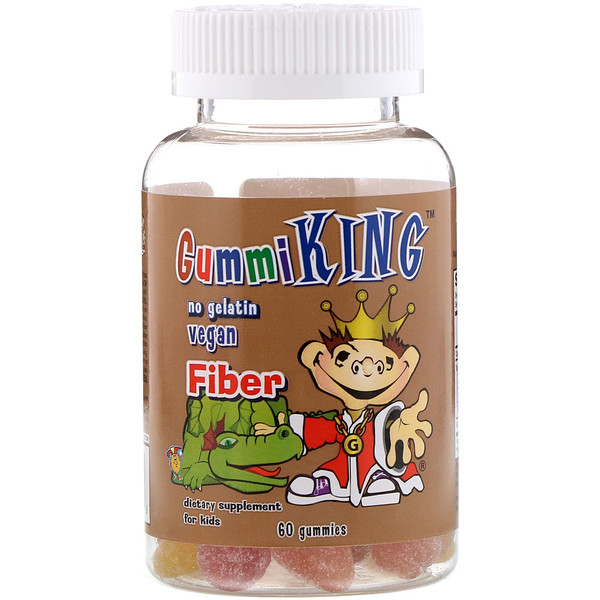 GummiKing, Fiber, 60 Gummies 1 GummiKing, Fiber, 60 Gummies