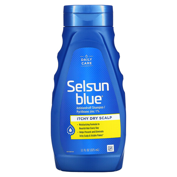 Selsun Blue, Antidandruff Shampoo, Itchy Dry Scalp, 11 fl oz (325 ml) 1 Selsun Blue, Antidandruff Shampoo, Itchy Dry Scalp, 11 fl oz (325 ml)