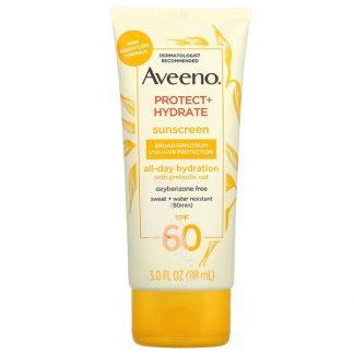 Aveeno, Protect + Hydrate, Sunscreen, SPF 60, 3 fl oz (88 ml)