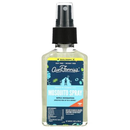 Aunt Fannie's, Mosquito Spray, Travel Friendly, 3.38 fl oz (100 ml)