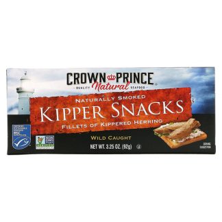Crown Prince Natural, Kipper Snacks, Naturally Smoked, 3.25 oz (92 g)