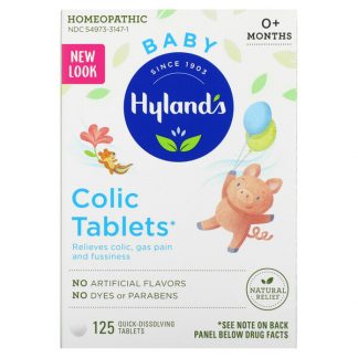 Hyland's, Baby, Colic Tablets, Ages 0+ Months, 125 Quick-Dissolving Tablets