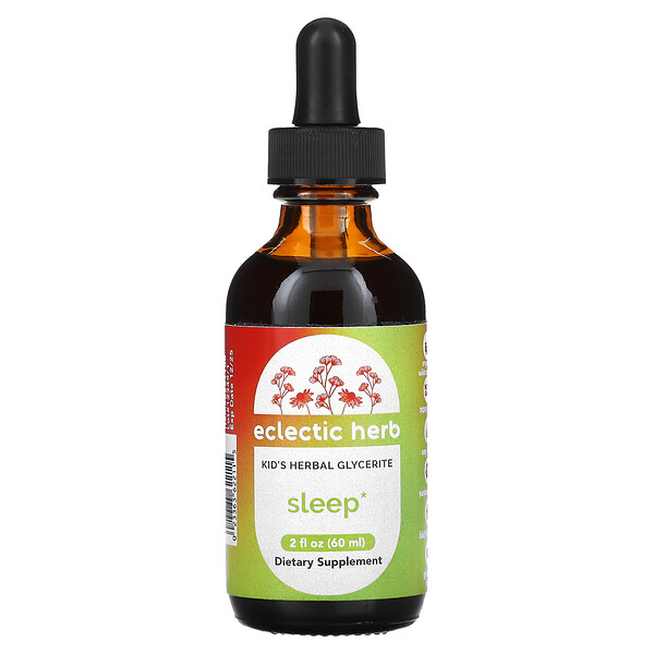 Eclectic Institute, Kids Herbal Glycerite, Sleep, 2 fl oz (60 ml) 1 Eclectic Institute, Kids Herbal Glycerite, Sleep, 2 fl oz (60 ml)