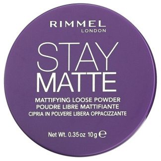 Rimmel London, Stay Matte, Mattifying Loose Powder, 001 Transparent, 0.35 oz (10 g)